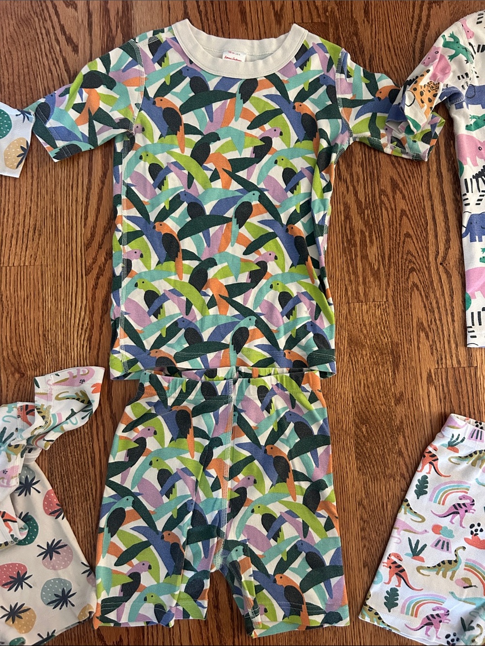 Lot of Hanna Andersson Short John Pajamas - Picture 5 of 6